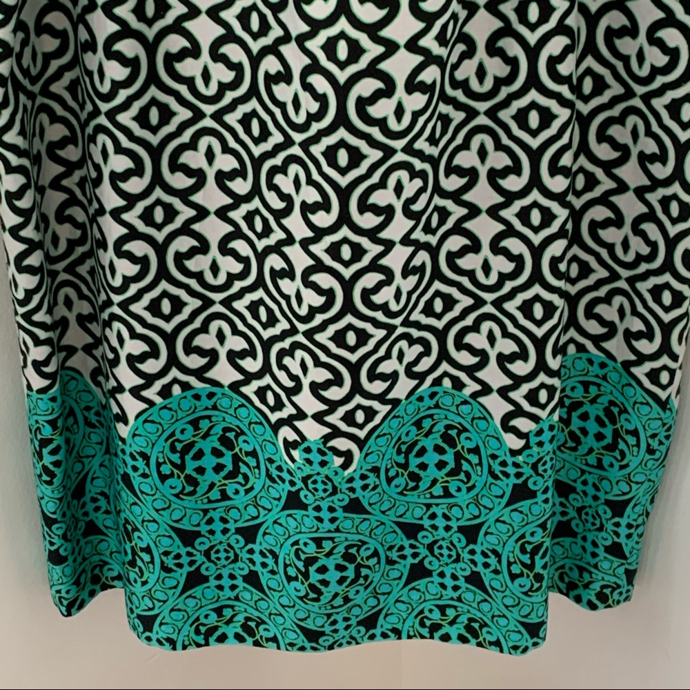 *NWT* Evan-Picone Garden of Eden Midi Dress - Picture 4 of 11